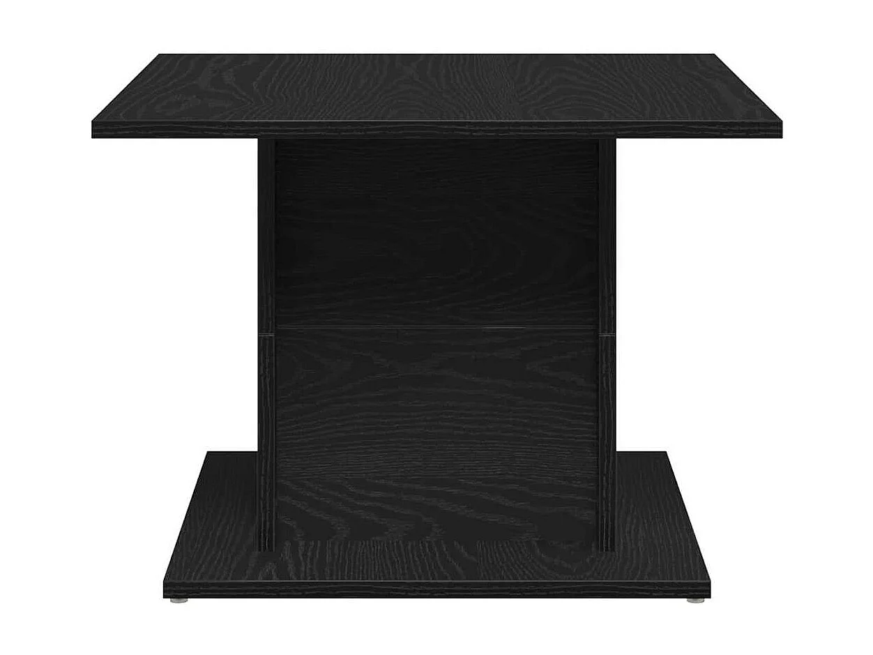 Mesa de centro-Mesa auxiliar-Mesita de centro madera contrachapada gris hormigón 80x50x40 cm SHL12663