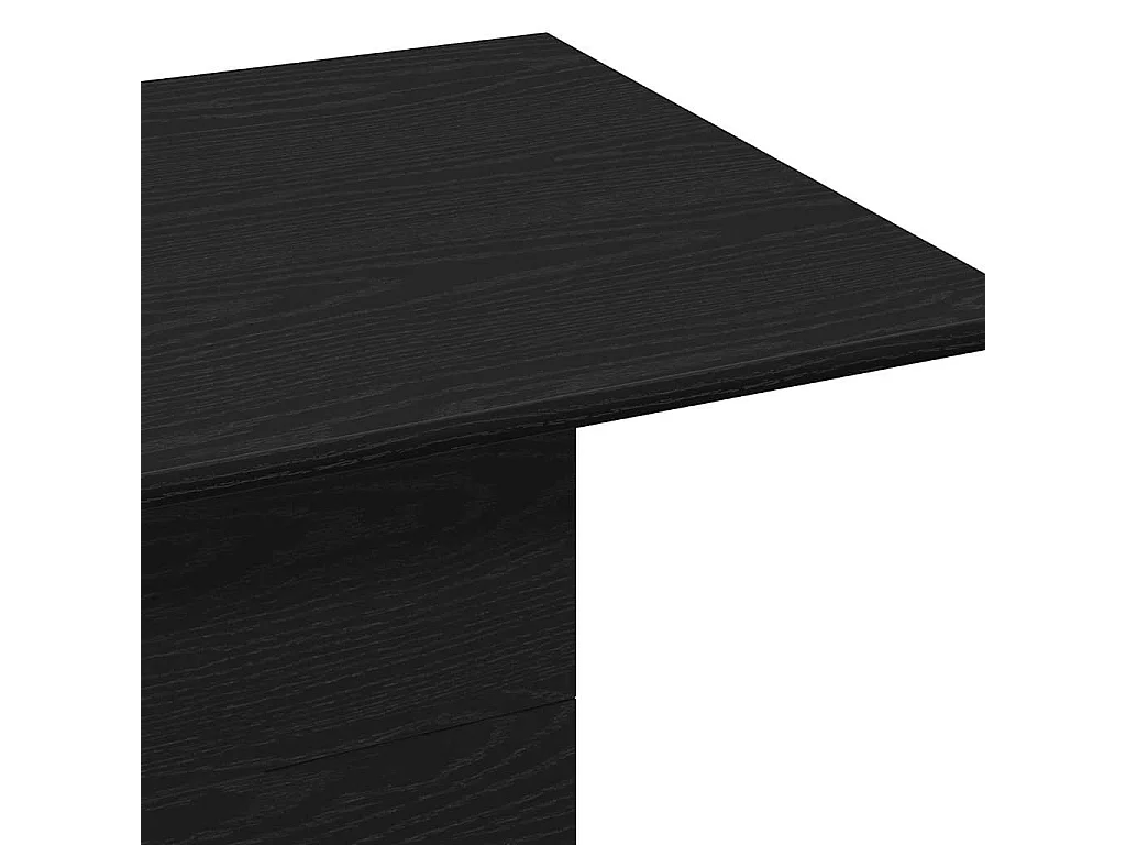 Mesa de centro-Mesa auxiliar-Mesita de centro madera contrachapada gris hormigón 80x50x40 cm SHL12663