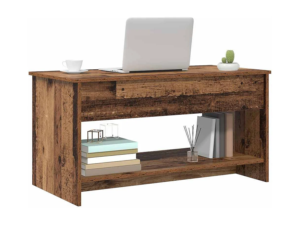 Mesa de centro | Mesa de apoio Madeira antiga 80x50.5x41.5 cm