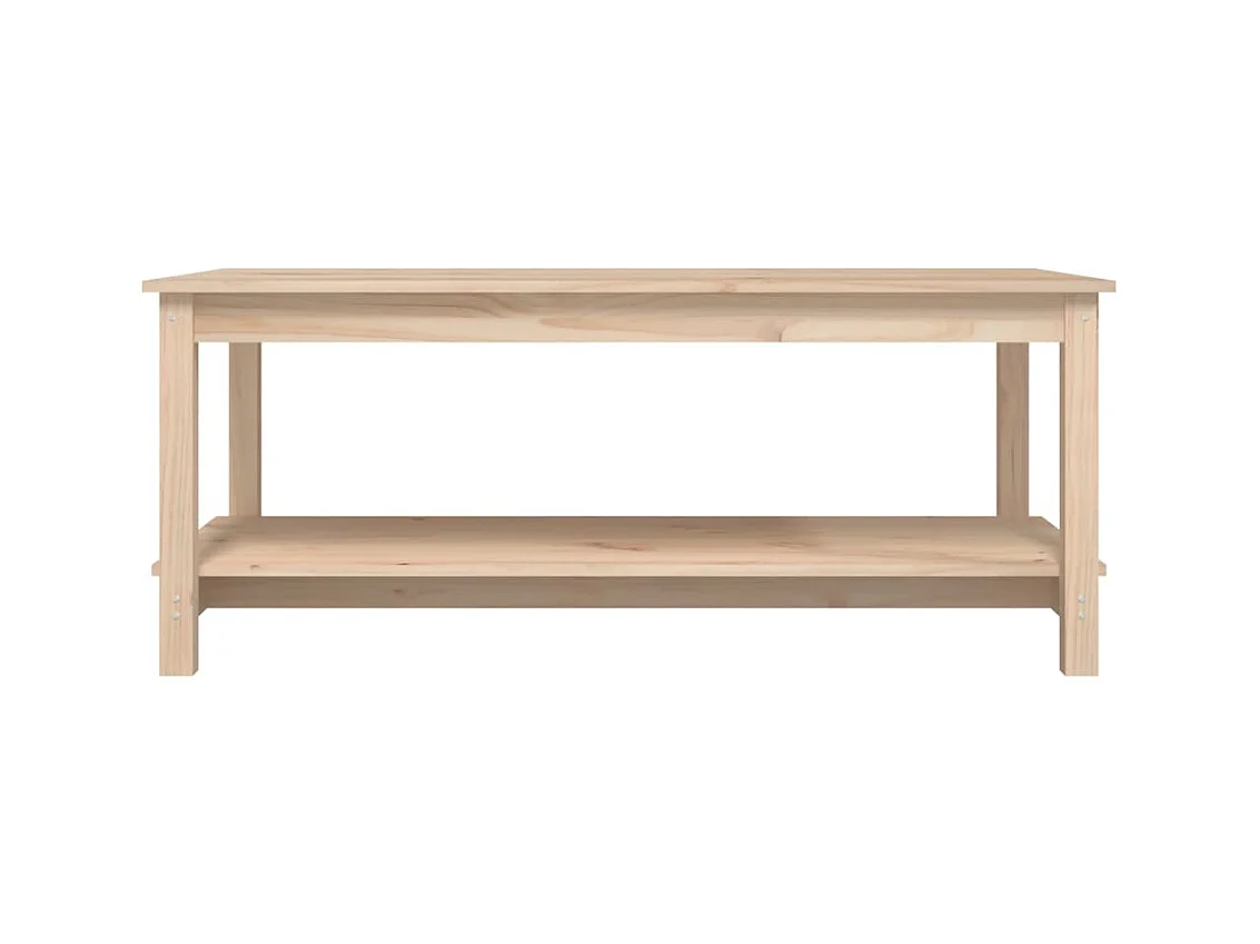Mesa de centro | Mesa auxiliar madera de ingeniería blanco 102x55x42 cm SHL3339