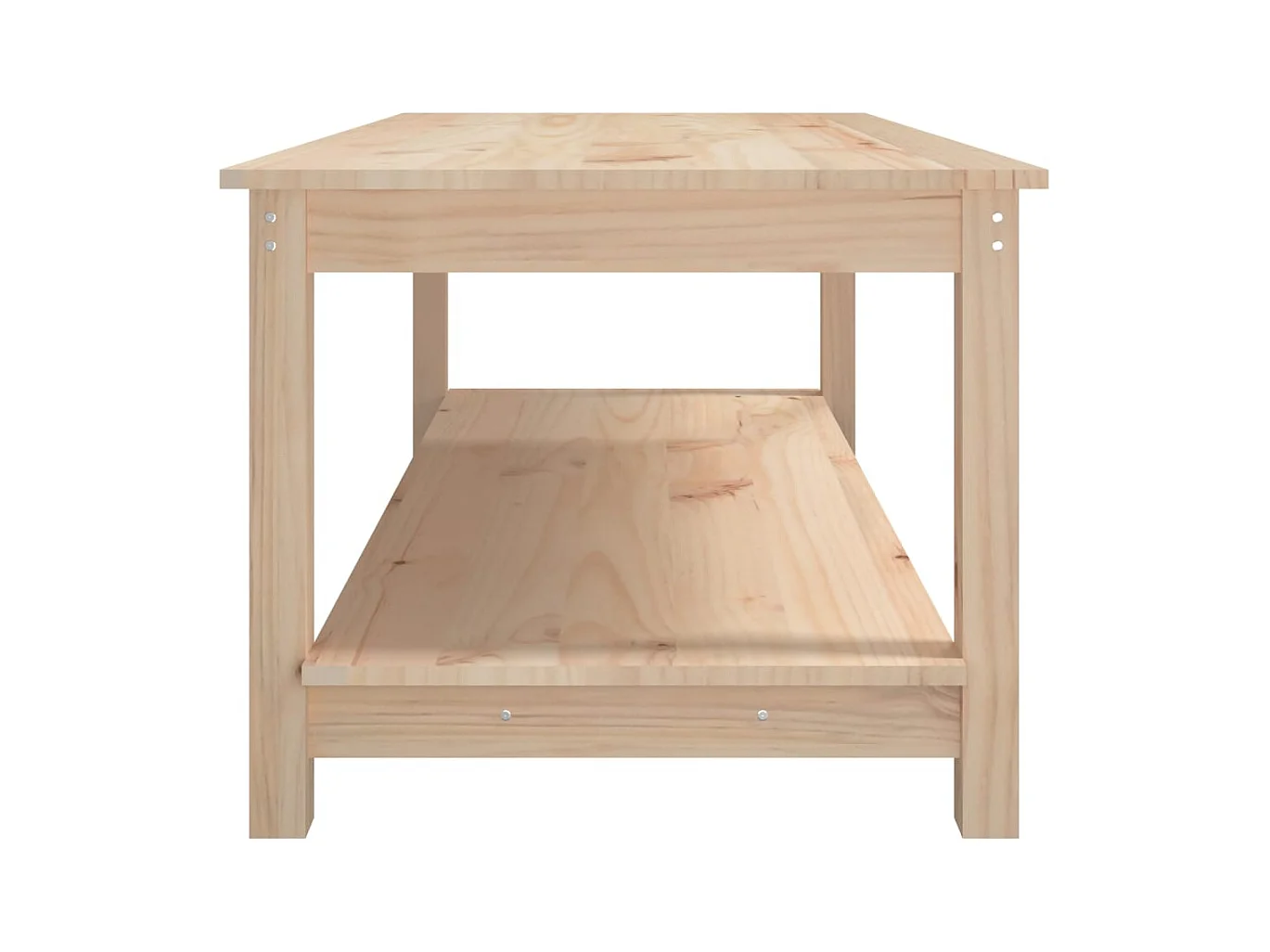 Mesa de centro | Mesa auxiliar madera de ingeniería blanco 102x55x42 cm SHL3339