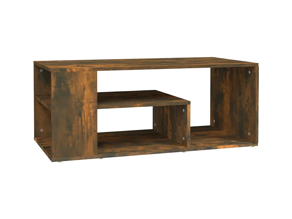 Mesa de centro | Mesa auxiliar madera contrachapada gris Sonoma 90x50x36,5 cm SHL4991