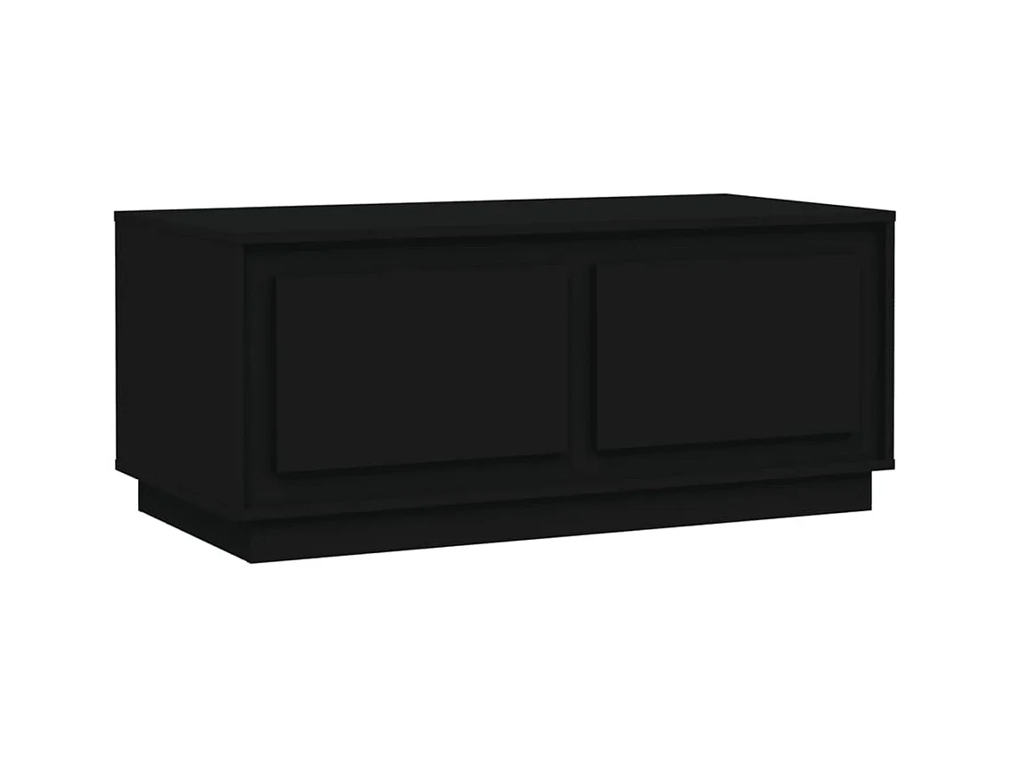 Table basse salon-Table d'appoint noir 102x50x44 cm bois d'ingénierie SHL51328
