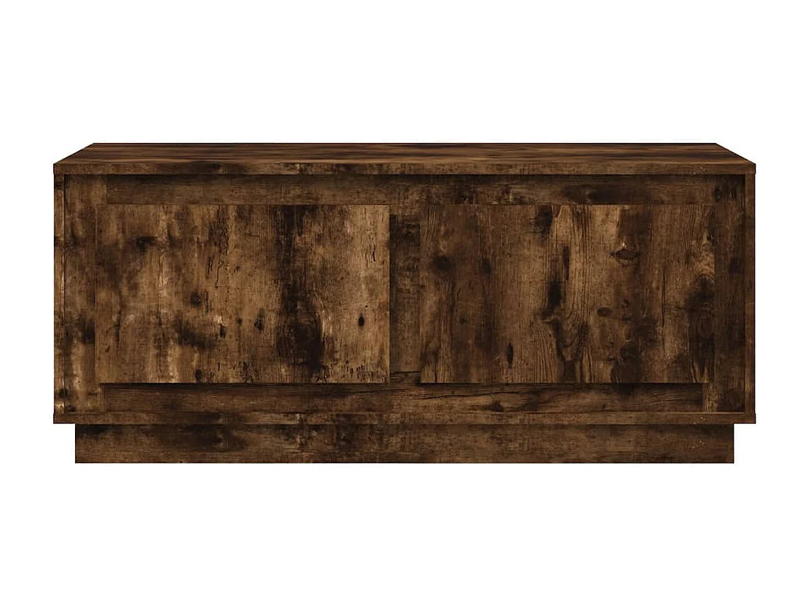 Mesa de centro | Mesa auxiliar madera contrachapada roble marrón 60x44,5x45 cm SHL3907