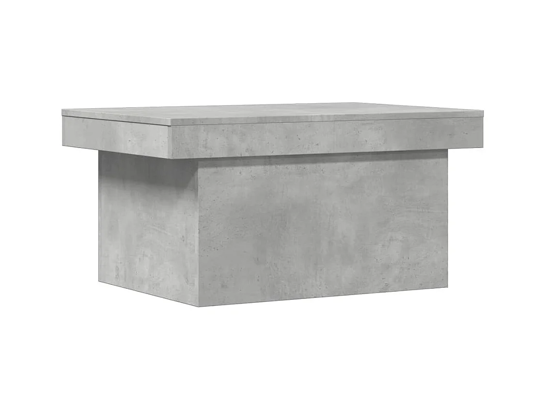 Table basse salon-Table d'appoint gris béton 100x55x40 cm bois d'ingénierie SHL85952