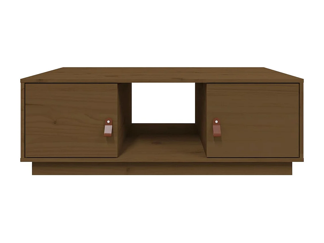 Mesa de centro | Mesa auxiliar madera contrachapada negro 90x50x40 cm SHL2624