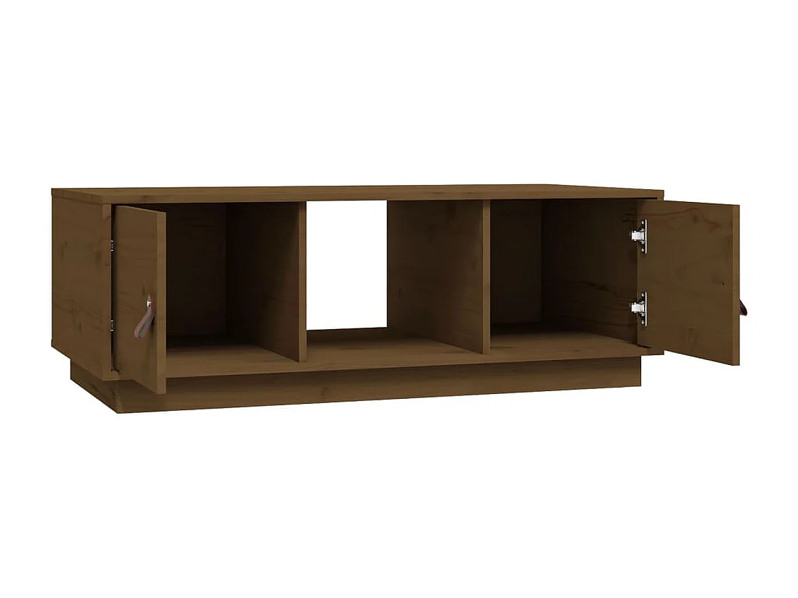 Mesa de centro | Mesa auxiliar madera contrachapada negro 90x50x40 cm SHL2624