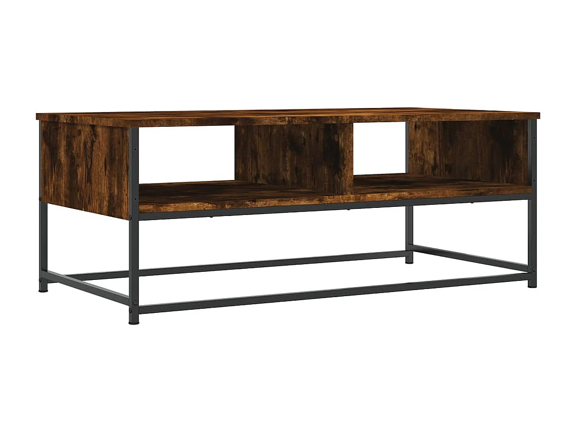 Couchtisch-Wohnzimmertisch-Beistelltische Räuchereiche 100x51x40 cm Holzwerkstoff SHL9489