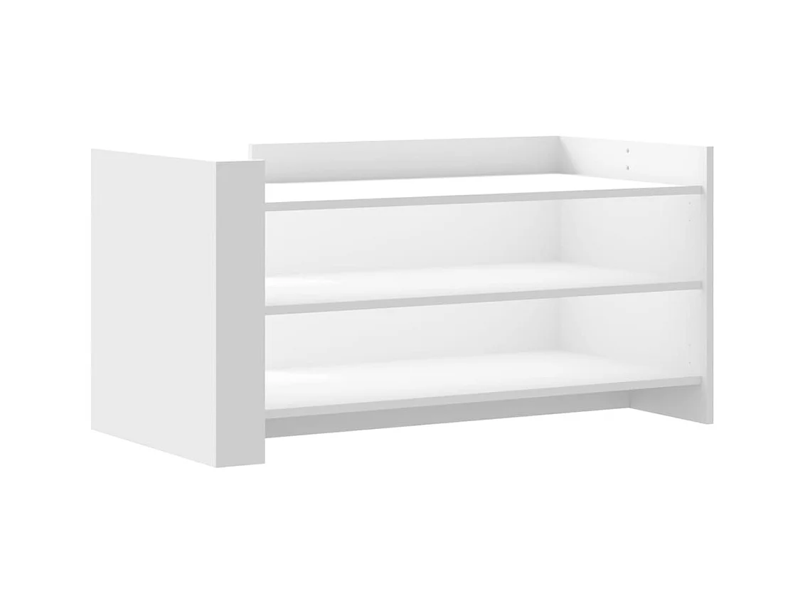 Table basse salon-Table d'appoint blanc 100x50x50 cm bois d'ingénierie SHL91229