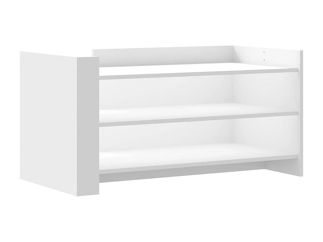 Couchtisch-Wohnzimmertisch-Beistelltische Weiß 100x50x50 cm Holzwerkstoff SHL24953