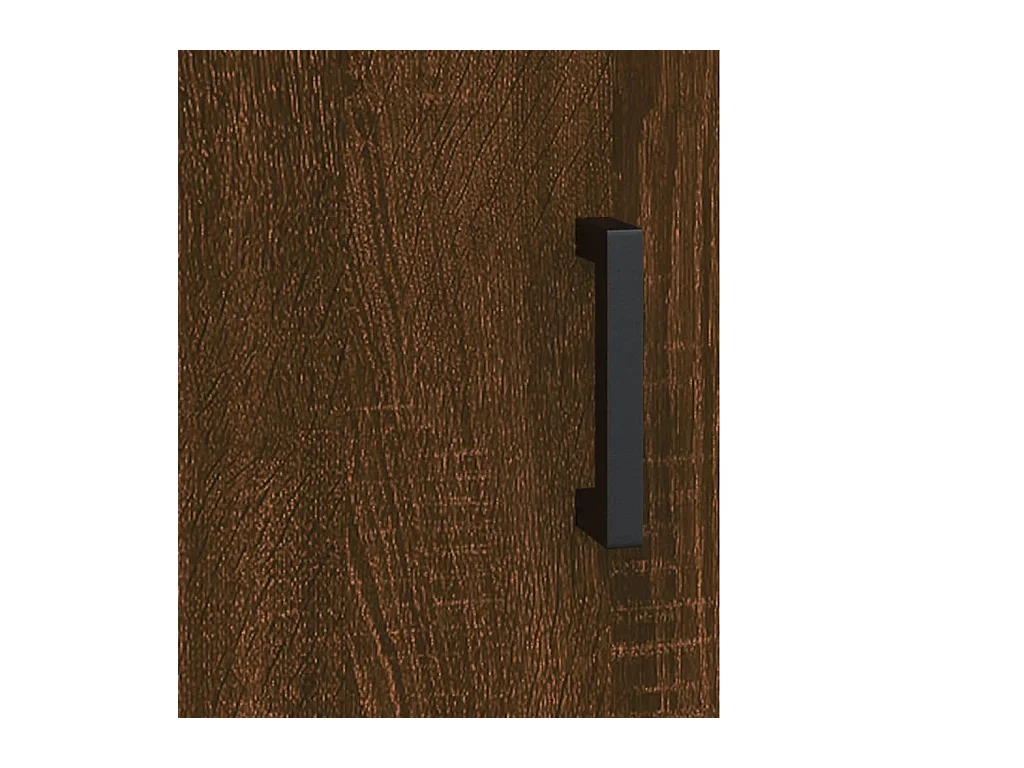 Mesa de centro | Mesa auxiliar madera de ingeniería y metal negro 100x100x30 cm SHL1952