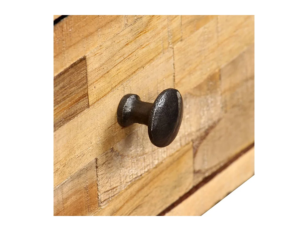 Mesa de centro | Mesa de café | Mesa auxiliar 3 piezas Natural 47.5x47.5x27 cm SHL986