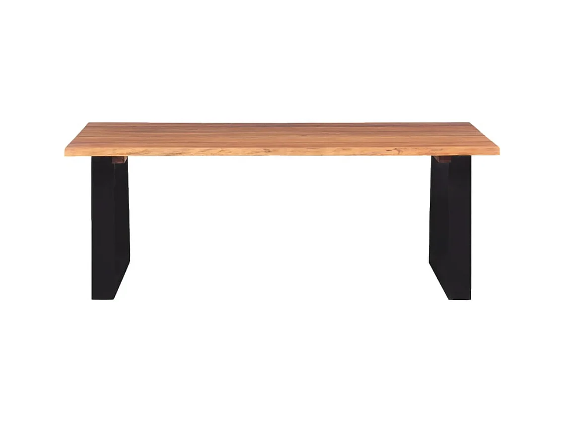 Mesa de centro | Mesa de café | Mesa auxiliar 2 piezas Roble negro 50x50x50 cm SHL75073