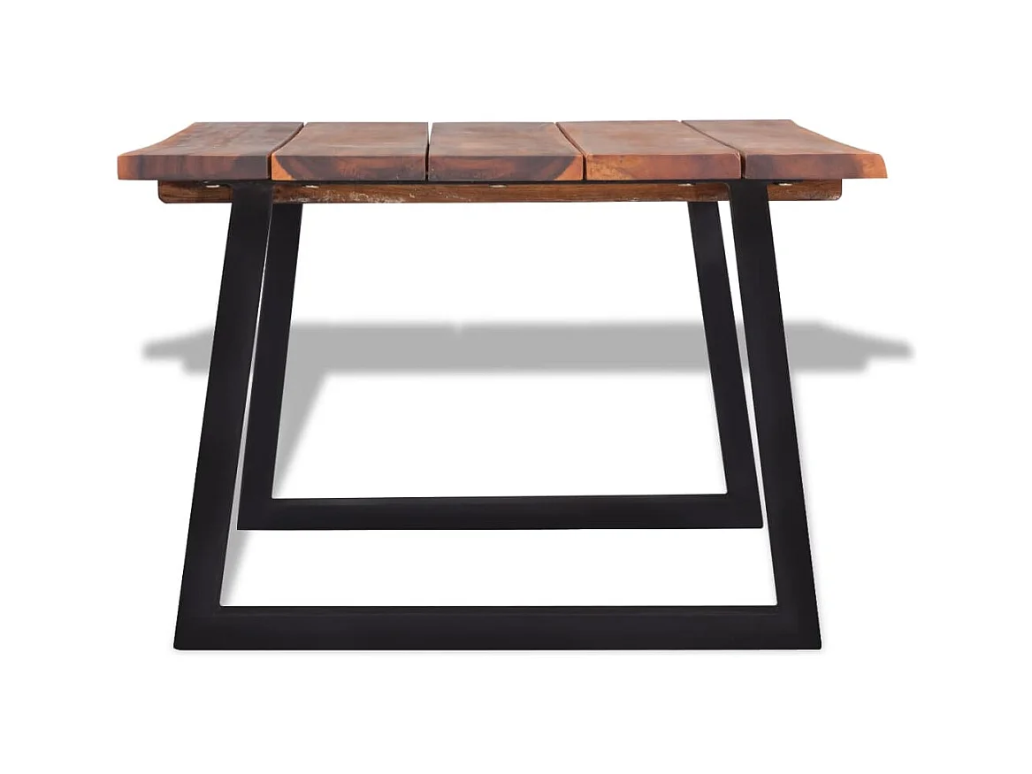 Mesa de centro | Mesa de café | Mesa auxiliar 2 piezas Roble negro 50x50x50 cm SHL75073