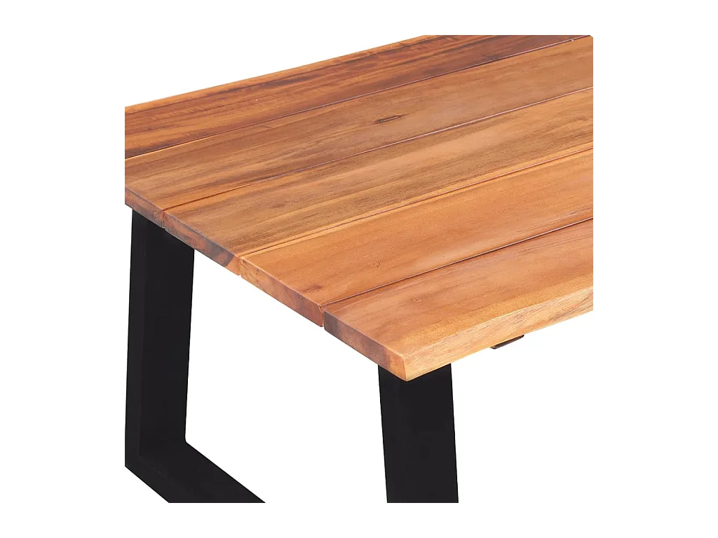 Mesa de centro | Mesa de café | Mesa auxiliar 2 piezas Roble negro 50x50x50 cm SHL75073