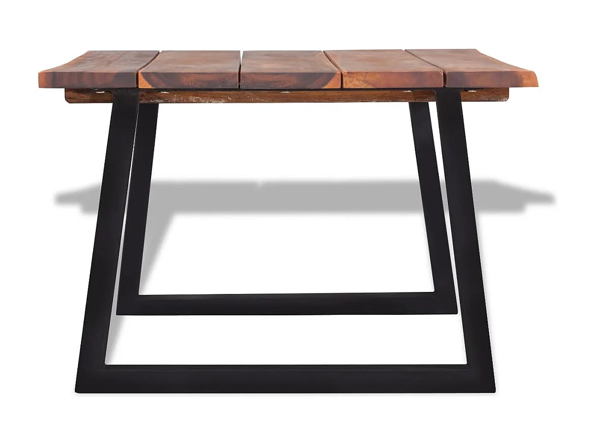 Couchtisch-Beistelltisch-Sofatisch Massivholz Akazie 110x60x40 cm SHL59542