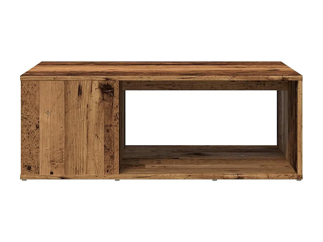 Table basse salon-Table d'appoint vieux bois 90x67x33 cm bois d'ingénierie SHL58384