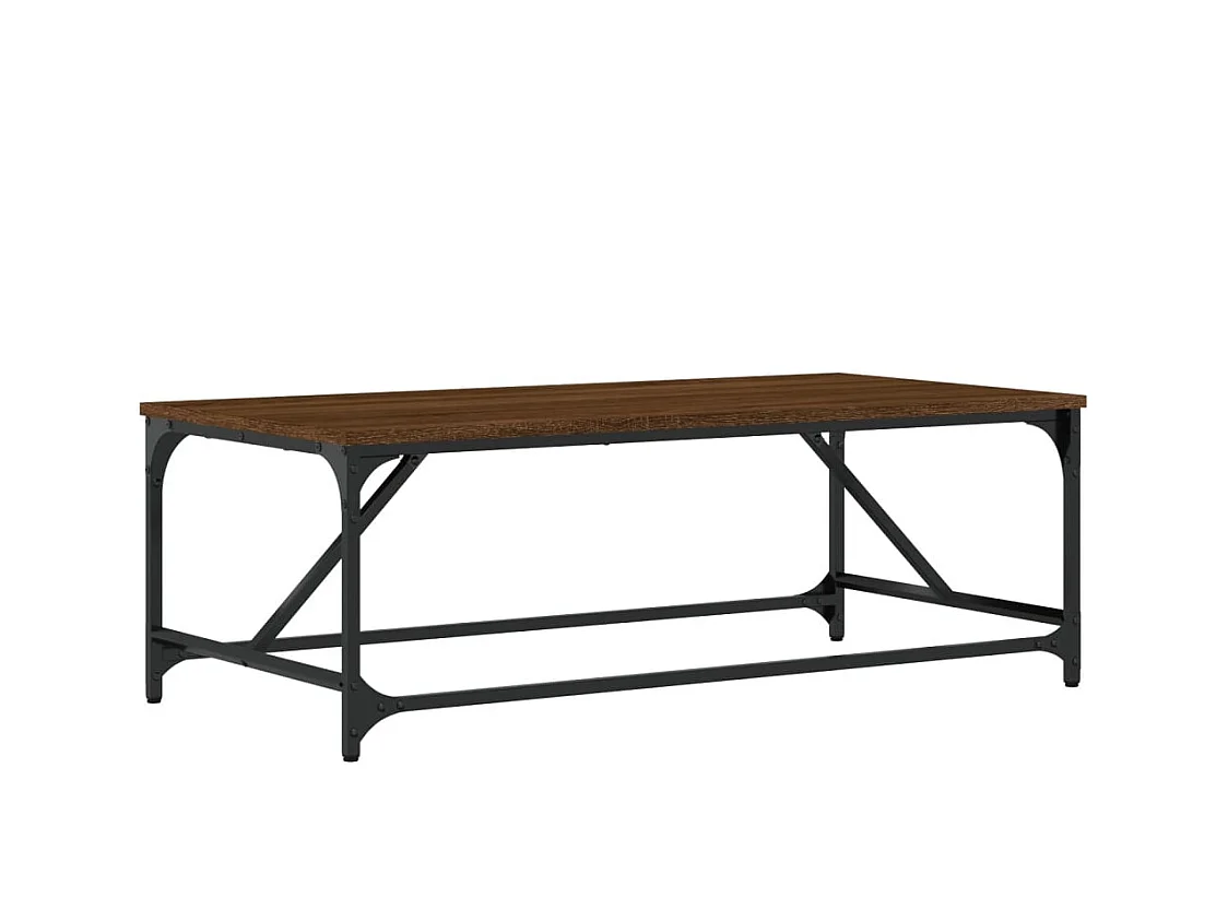 Table basse salon-Table d'appoint Chêne marron 100x50x35 cm Bois d'ingénierie SHL32954