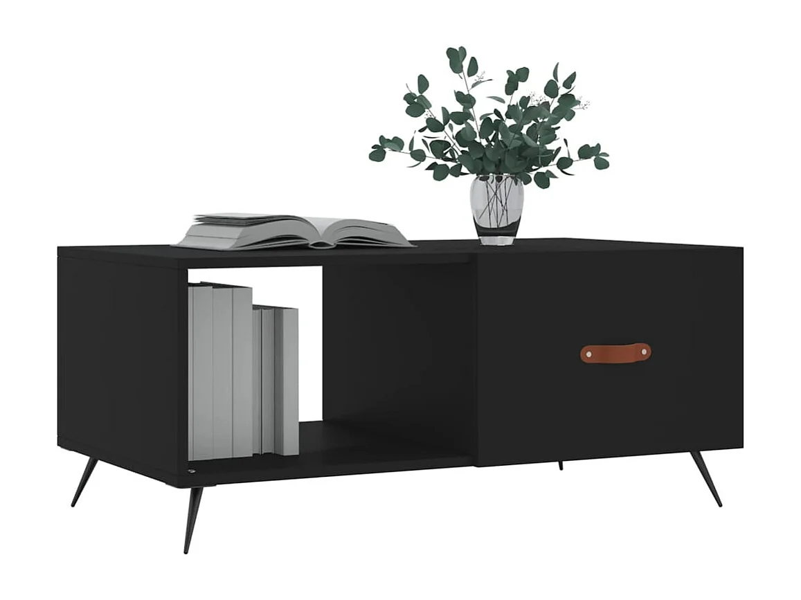 Mesa de centro | Mesa auxiliar madera de ingeniería marrón roble 75x51x40 cm SHL4586