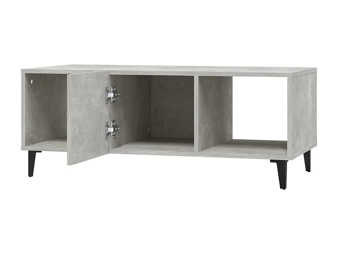 Mesa de centro | Mesa auxiliar madera contrachapada blanco 100x50x45 cm SHL4169