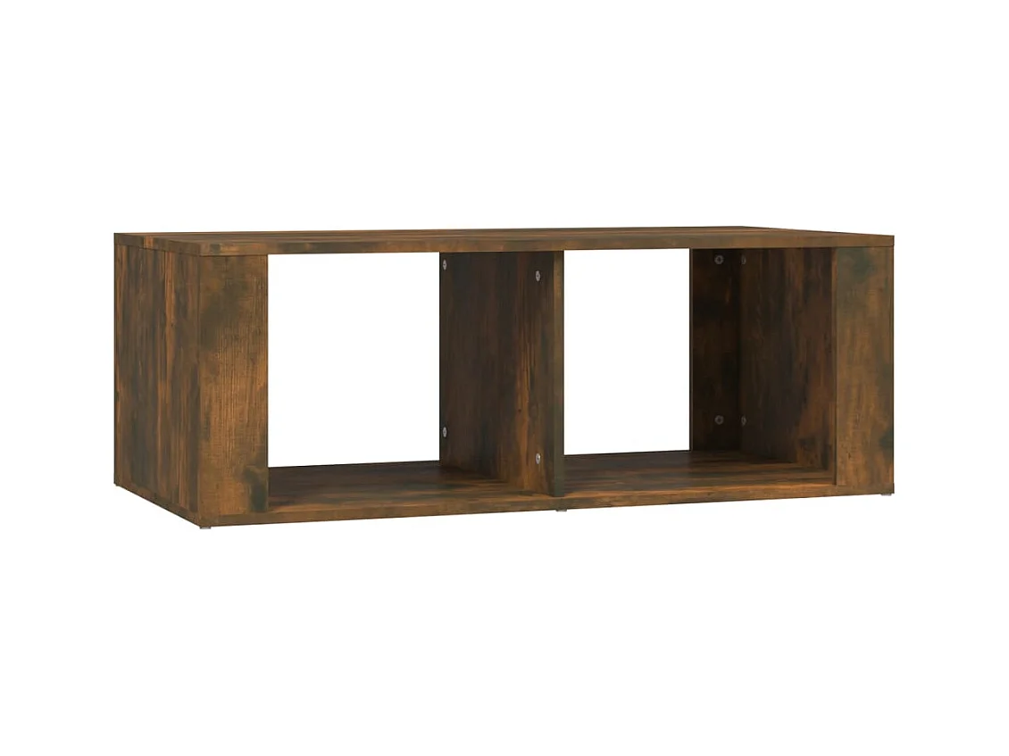 Mesa de centro | Mesa auxiliar madera contrachapada marrón roble 90x50x36,5 cm SHL4144