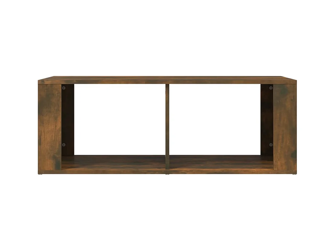 Mesa de centro | Mesa auxiliar madera contrachapada marrón roble 90x50x36,5 cm SHL4144