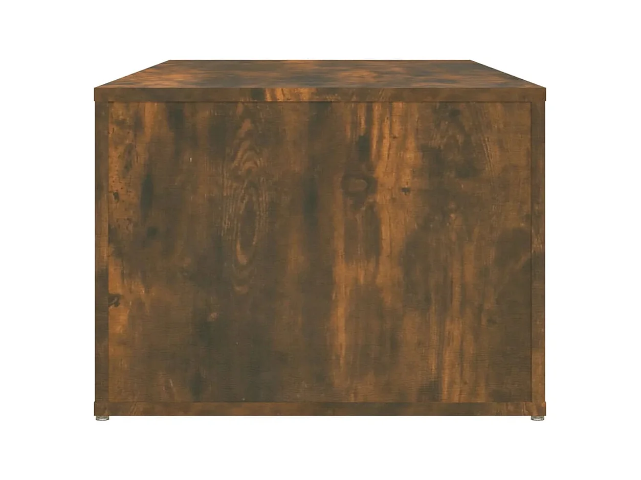 Mesa de centro | Mesa auxiliar madera contrachapada marrón roble 90x50x36,5 cm SHL4144