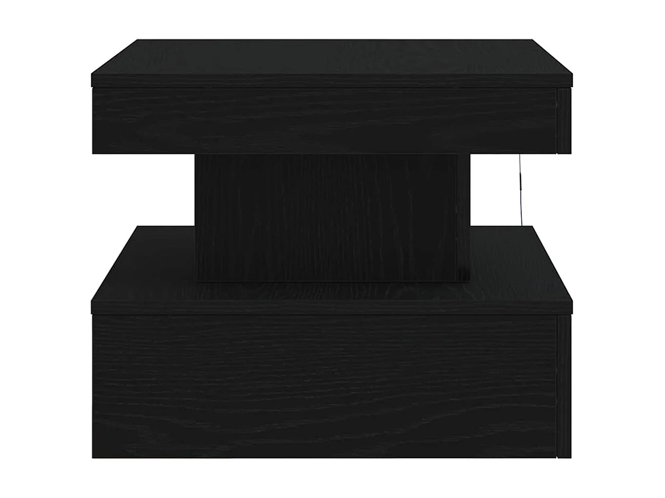 Mesa de centro-Mesa auxiliar-Mesita de centro madera contrachapada blanco 60x60x38 cm SHL4200