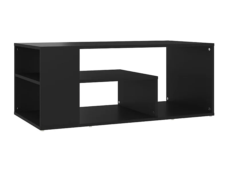 Mesa de centro | Mesa auxiliar de madera contrachapada roble marrón 90x90x28 cm SHL22474