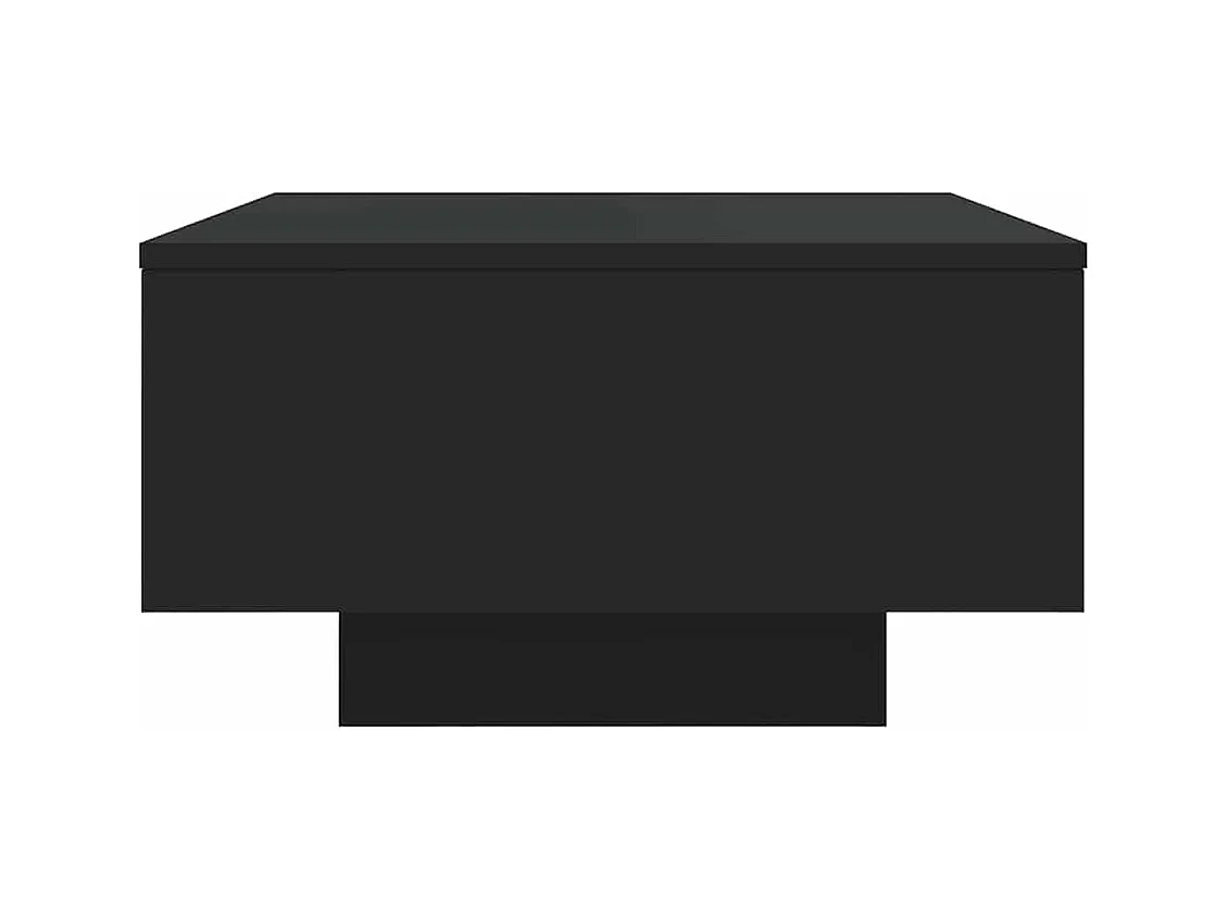 Mesa de centro-Mesa auxiliar de HDPE con aspecto de madera blanco 78x78x74 cm SHL194135