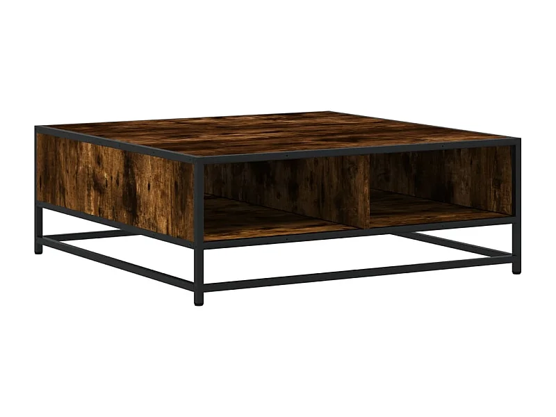 Mesa de centro-Mesa auxiliar madera maciza de pino marrón miel 35x35x30 cm SHL4609