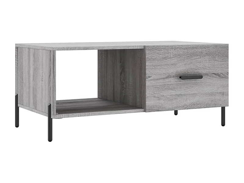 Table basse salon-Table d'appoint sonoma gris 90x50x40 cm bois d'ingénierie SHL45291