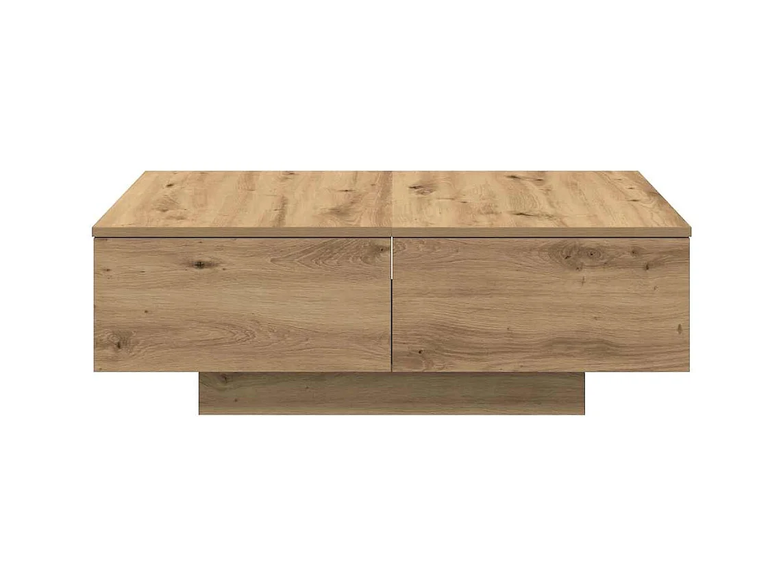 Mesa de centro-Mesa auxiliar negra vidrio templado 60x60x35 cm SHL2780