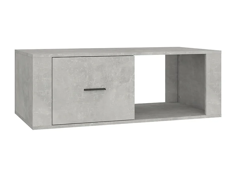 Mesa de centro | Mesa auxiliar madera contrachapada marrón roble 90x50x36,5 cm SHL1039