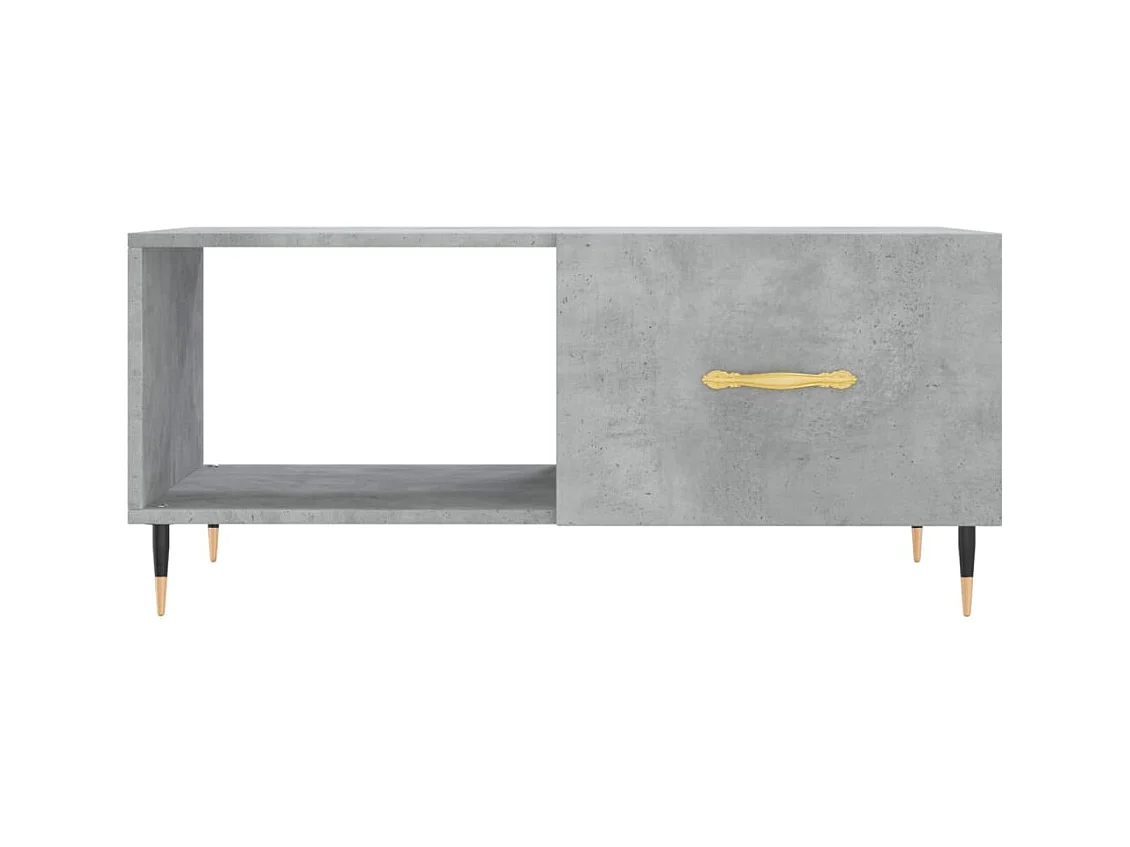 Mesa de centro | Mesa auxiliar madera de ingeniería marrón roble 89,5x48x30 cm SHL45827