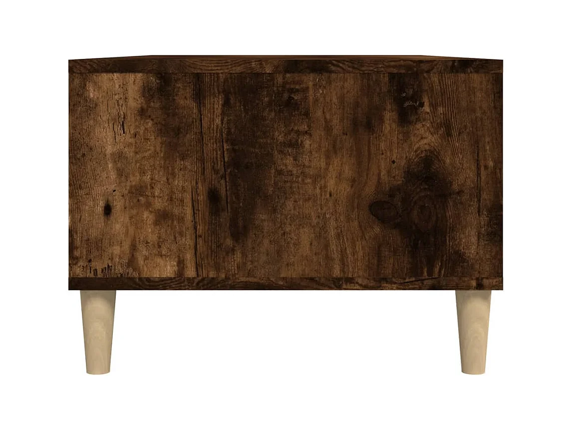 Table basse salon-Table d'appoint Chêne fumé 90x50x36,5 cm Bois d'ingénierie SHL13448