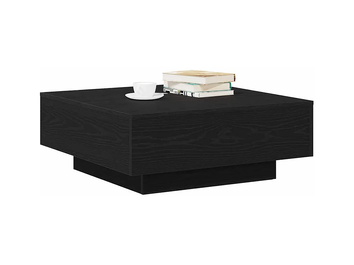 Mesa de centro-Mesa auxiliar-Mesita de centro madera contrachapada roble Sonoma 57x57x30 cm SHL733480