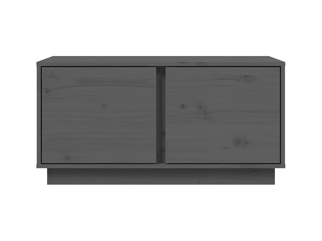 Mesa de centro | Mesa auxiliar madera contrachapada gris hormigón 90x50x36,5 cm SHL4057