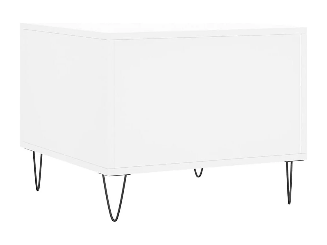 Couchtisch-Wohnzimmertisch-Beistelltische Weiß 50x50x40 cm Holzwerkstoff SHL99825