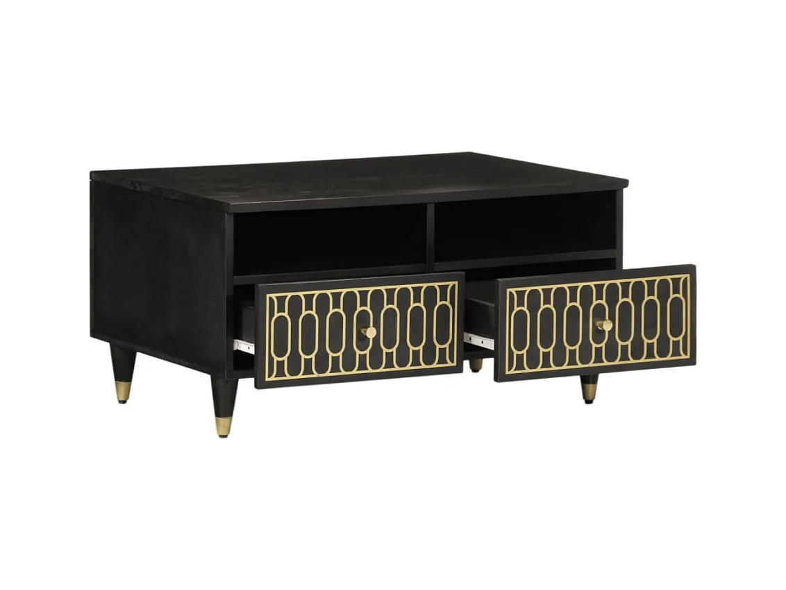 Table basse salon-Table d'appoint 80x54x40 cm bois de manguier massif SHL81139