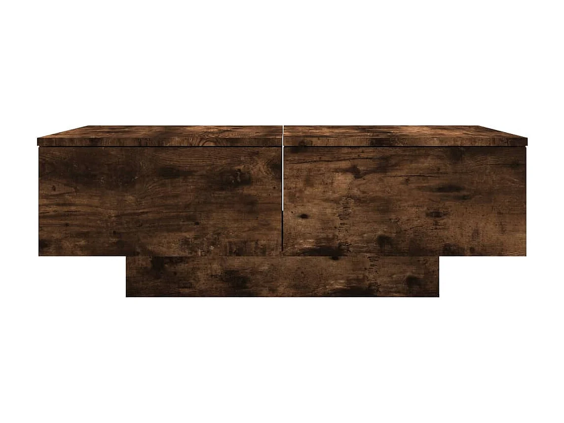 Couchtisch-Sofatisch-Beistelltische Räuchereiche 90x60x31 cm Holzwerkstoff SHL70796