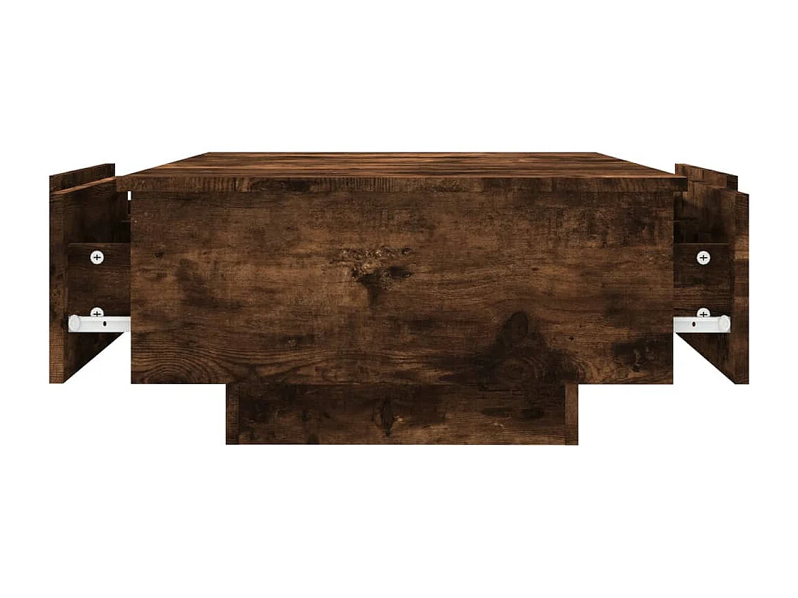 Couchtisch-Sofatisch-Beistelltische Räuchereiche 90x60x31 cm Holzwerkstoff SHL70796