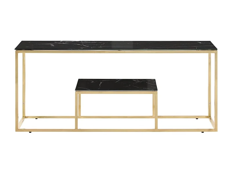 Mesa de centro | Mesa auxiliar con Infinity LED gris hormigón 90x50x30 cm SHL66851