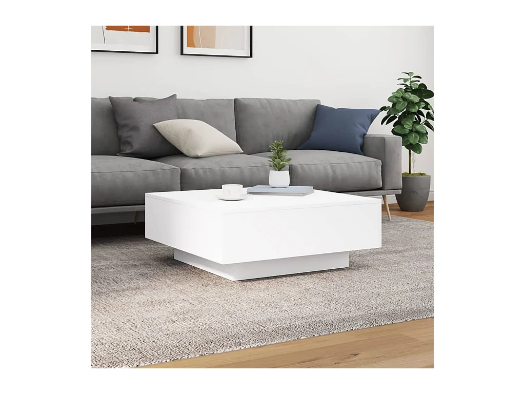 Mesa de centro-Mesa auxiliar de madera de mango rugosa 105x50x35 cm SHL3624