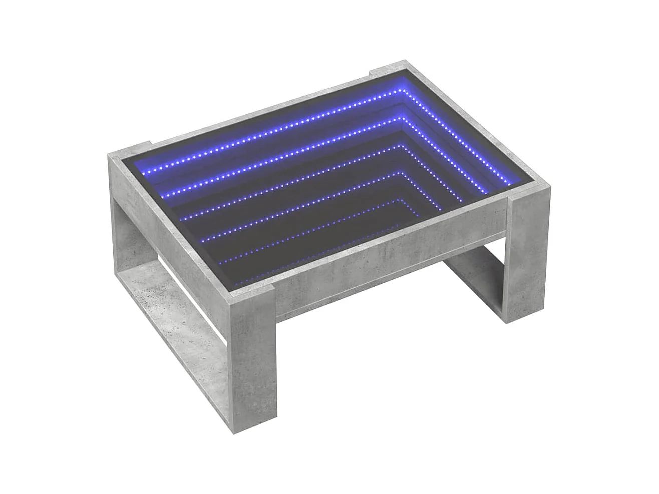 Mesa de centro-Mesa auxiliar madera de ingeniería gris hormigón 50x50x36 cm SHL127171