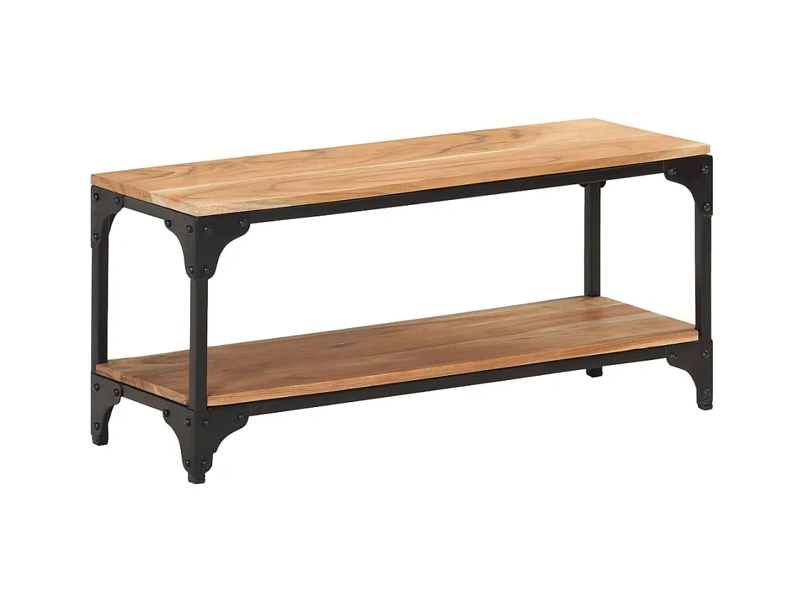 Table basse salon-Table d'appoint 90x30x40 cm Bois solide d'acacia SHL60668