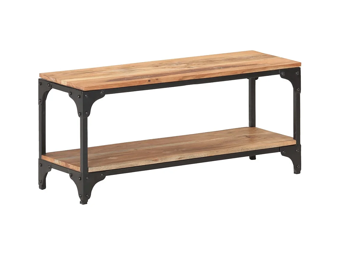 Table basse salon-Table d'appoint 90x30x40 cm Bois solide d'acacia SHL60668