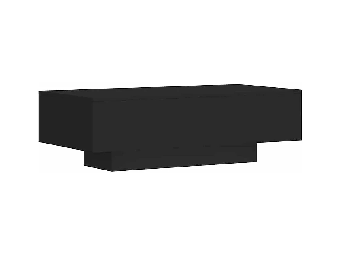 Table basse salon-Table d'appoint noir 100x49,5x31 cm bois d'ingénierie SHL8428