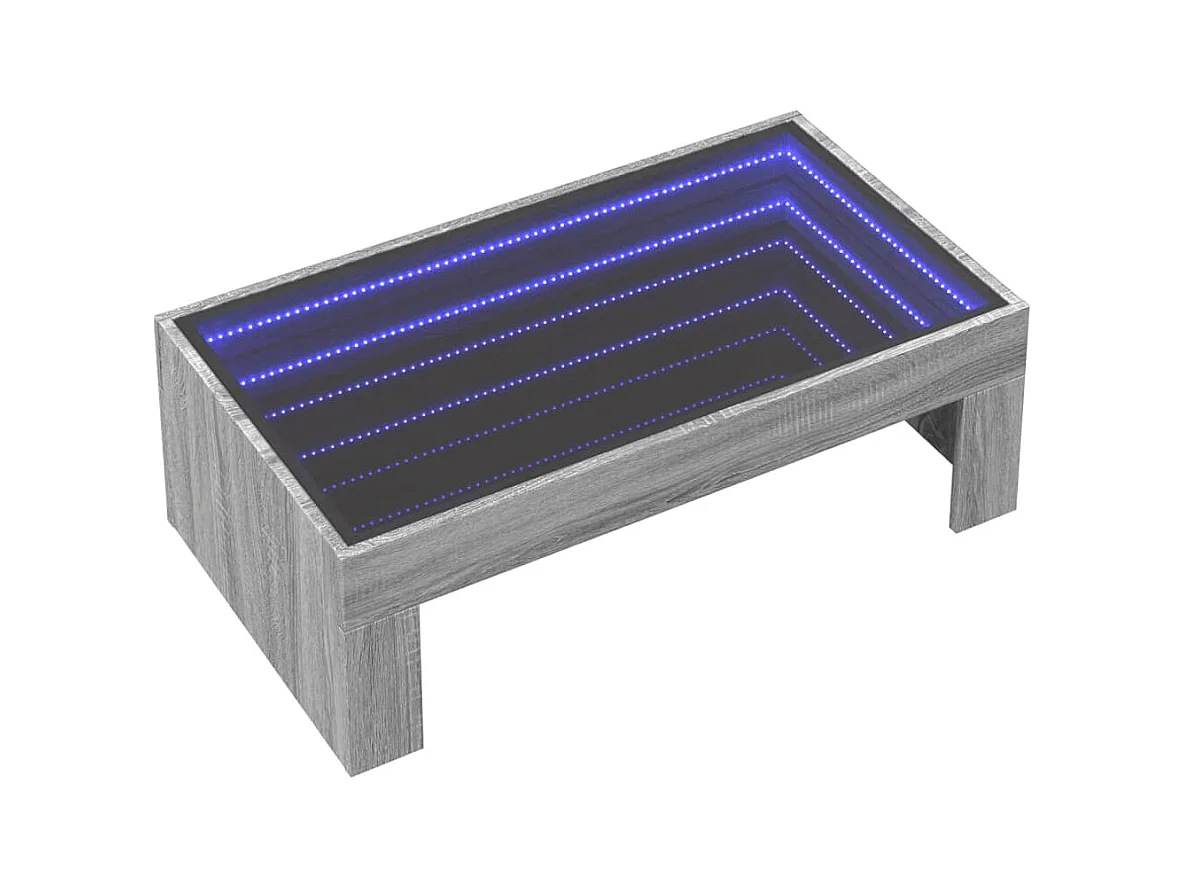 Mesa de centro-Mesa auxiliar madera de ingeniería blanco brillo 40x40x42 cm SHL431400