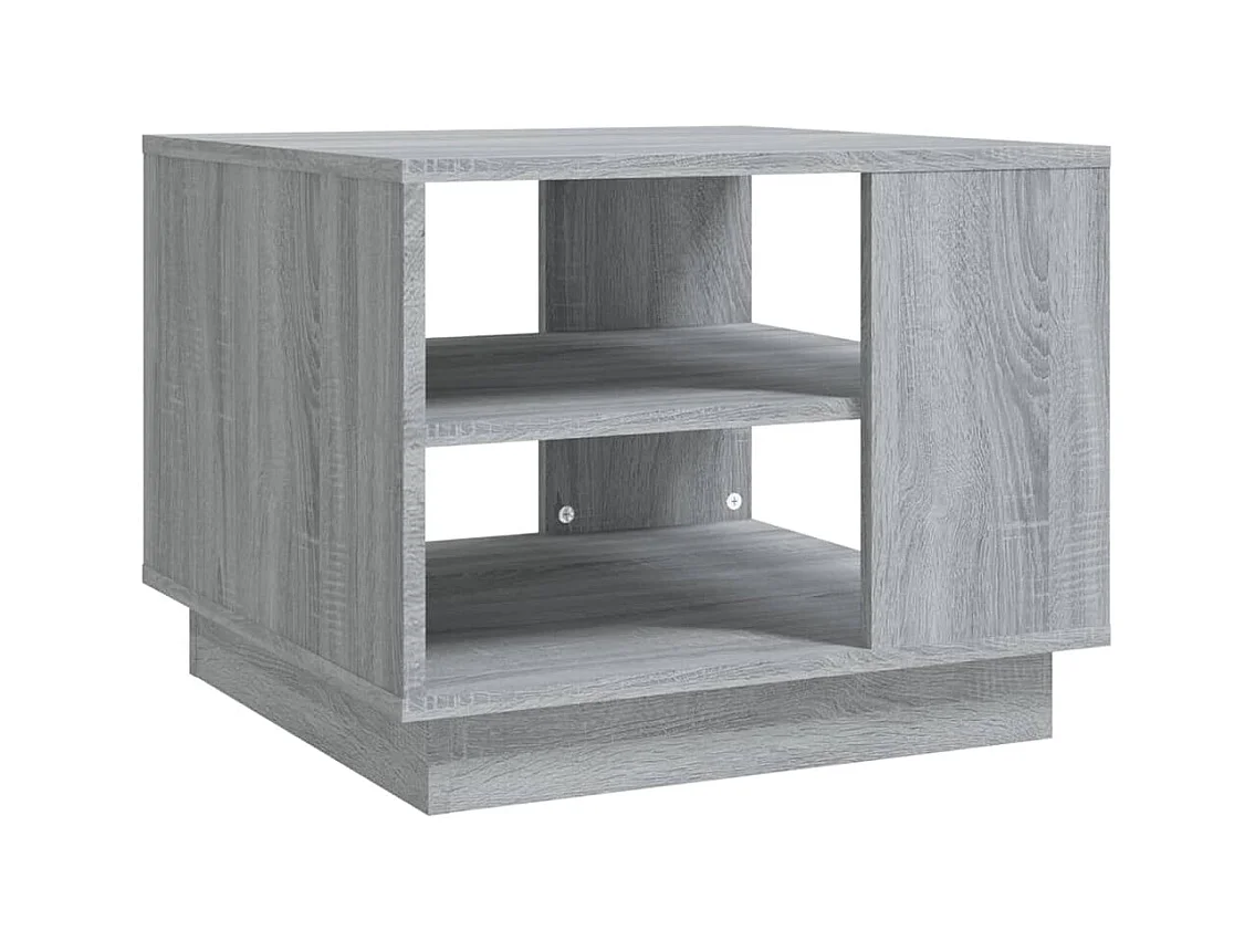Table basse salon-Table d'appoint sonoma gris 55x55x43 cm bois d'ingénierie SHL2323